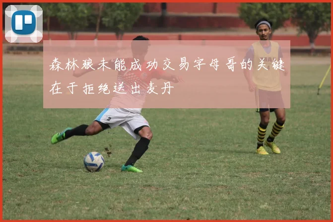森林狼未能成功交易字母哥的关键在于拒绝送出麦丹